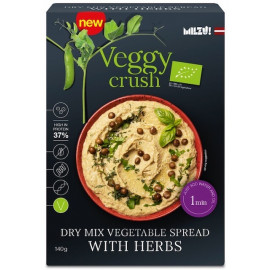 Organic Vegetable Spread With Herbs Mix VEGGY CRUSH 130g Milzu