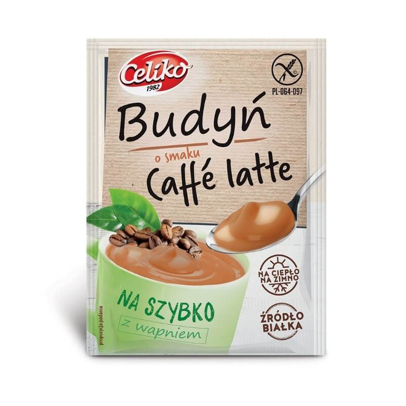 Gluten-Free Caffe Latte Pudding 37g Celiko