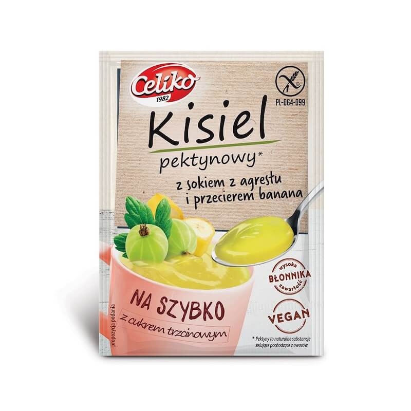 Gluten-Free Pectin Kissel With Gooseberry Juice & Banana Puree 20g Celiko