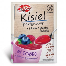 Gluten-Free Pectin Kissel With Blueberry & Beetroot Juice 20g Celiko