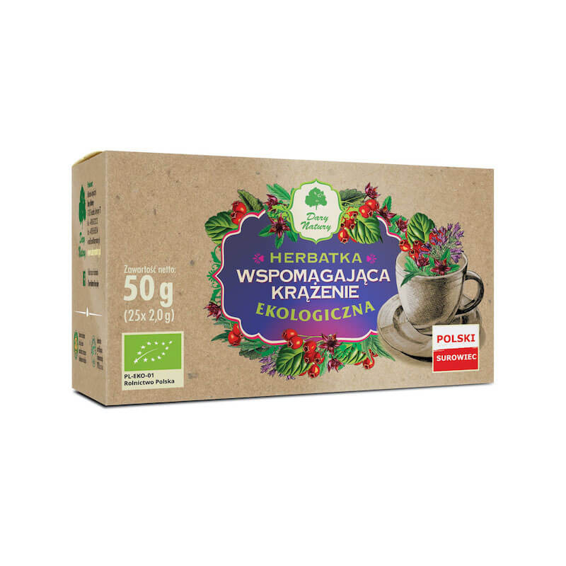 Organic Tea Supporting Circulation 50g (25 x 2g) Dary Natury
