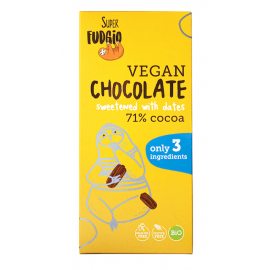 Organic Vegan Gluten-Free Chocolate Sweetened With Dates 80g Me Gusto (Super Fudgio)