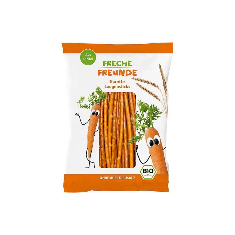 Organic Spelt Sticks With Carrot 75g Freche Freunde