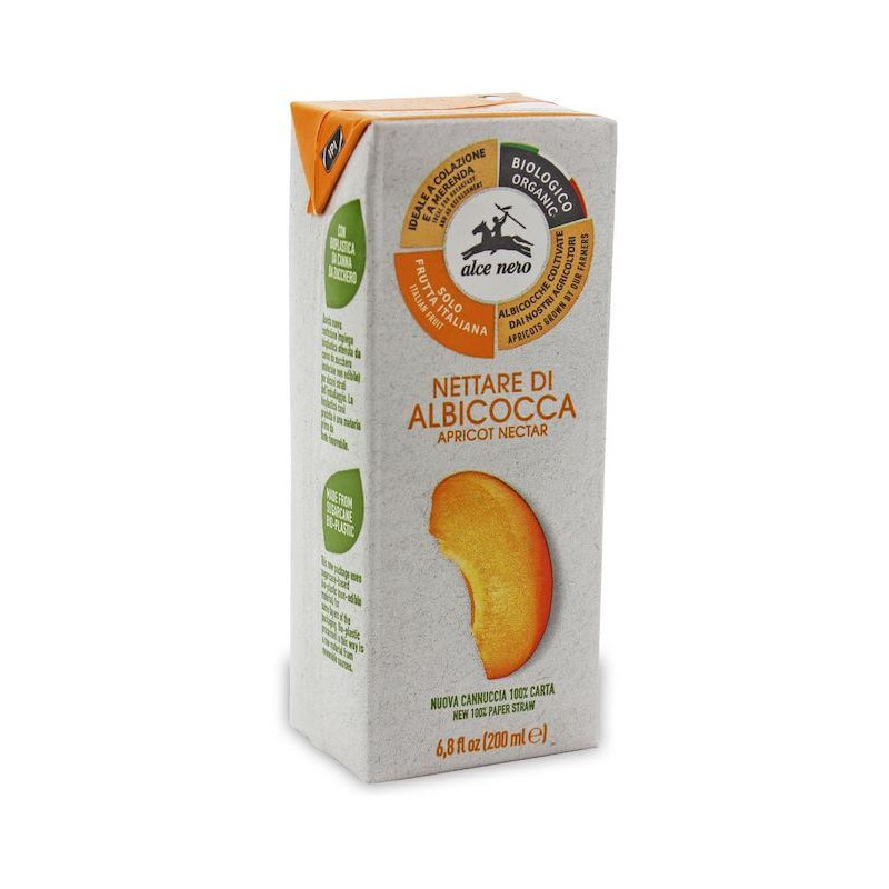 Organic Apricot Nectar 200ml Alce Nero