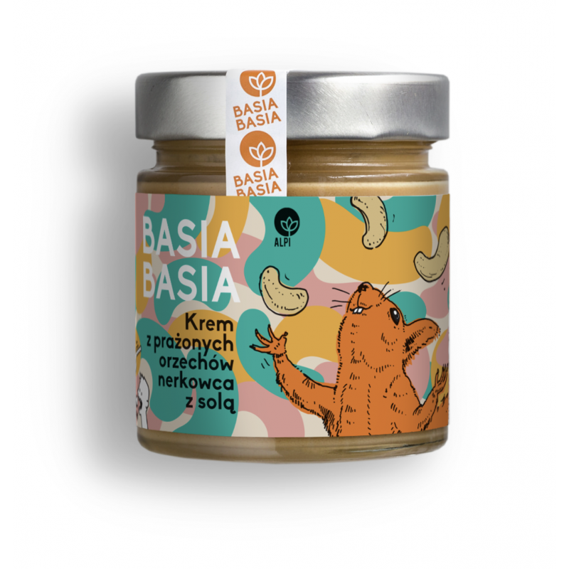 Roasted Cashew Cream With Salt 200g Basia Basia