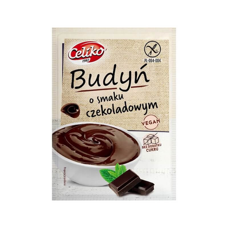 Gluten-Free Pudding Chocolate No Sugar 40g Celiko