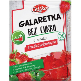 Gluten-Free Sugar-Free Jelly Strawberry 14g Celiko