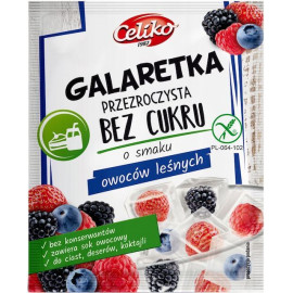 Gluten-Free Sugar-Free Transparent Jelly Forest Fruits 14g Celiko