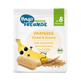 Organic Spelt Banana Biscuits From 8 Month 100g Freche Freunde