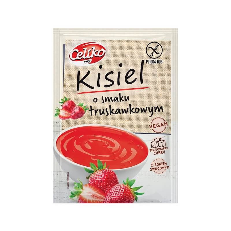 Gluten-Free Kissel Strawberry 45g Celiko