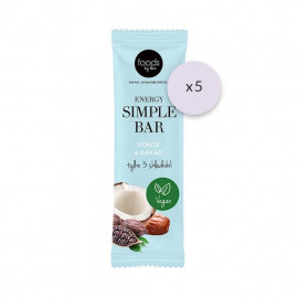 Energy Simple Bar Coconut & Cocoa 5 x 35g Foods by Ann