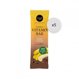 Energy Vitamin Bar Banana & Cocoa 5 x 35g Foods by Ann