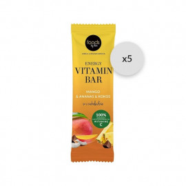 Energy Vitamin Bar Baton Mango & Pineapple & Coconut 5 x 35g Foods by Ann
