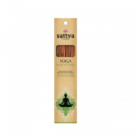 Natural Indian Incense YOGA & MEDITATION ( 15pcs. ) 30g Sattva