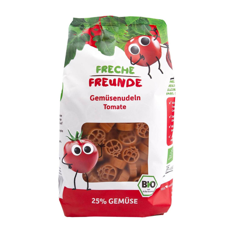 Organic Semolina Pasta With Tomato For Children 300g Freche Freunde