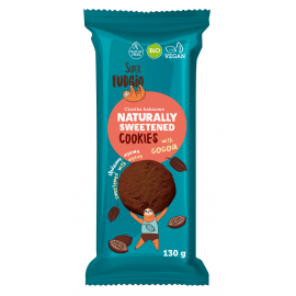 Organic Cocoa Cookies Sweetened with Agave 130g Super Fudgio