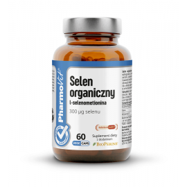 Vegan Organic Selenium 300mg 60 Capsules Pharmovit (Clean Label)
