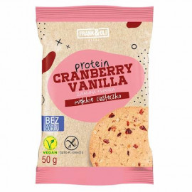 Gluten-Free Soft Cookie PROTEIN Cranberry & Vanilla 50g Frank & Oli