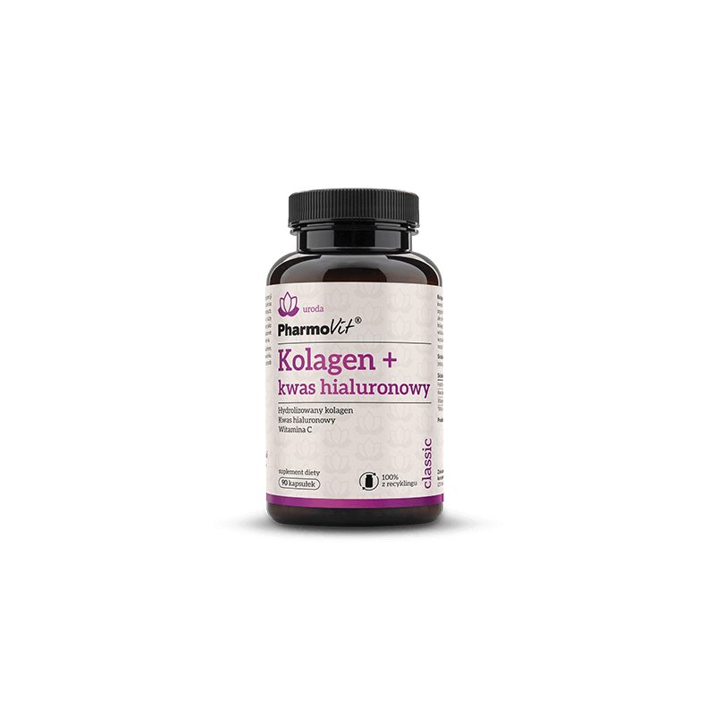 Gluten-Free Collagen + Hyaluronic Acid 57,15g 90 Capsules Pharmovit (Classic)