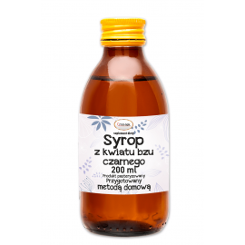 Organic ELDERBERRY Flower Syrup 200ml Mir - Lek