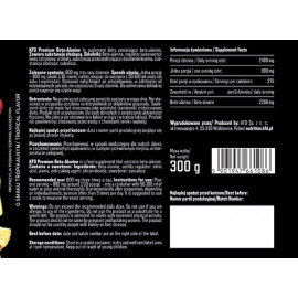 Premium Beta Alanine smak Tropikalny 300g KFD