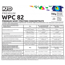 Whey Premium WPC 82 Wafer 700g KFD