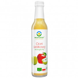 ekologiczny ocet jabłkowy niefiltrowany 5% 250ml biofood