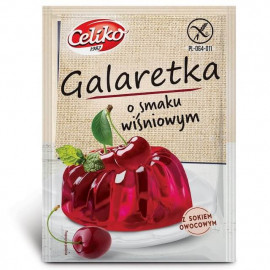 Galaretka o smaku wiśniowym BEZGLUTENOWA 75g Celiko
