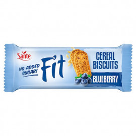 FIT Cereal Blueberry Biscuits No Sugar 50g Sante