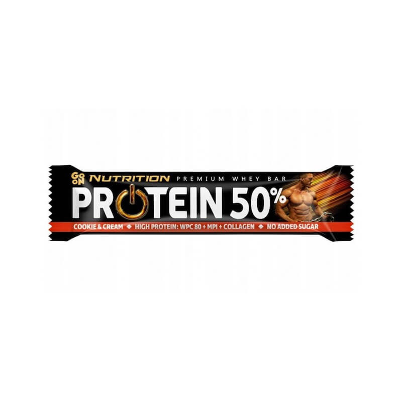 GO ON Protein Bar 50% Cookies & Cream 40g Nutrition Sante