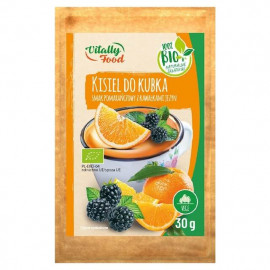 Organic Orange Kissel With Blackberry 30g Vitally Food