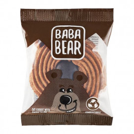 Ciastko owsiane z nadzieniem o smaku kakaowym 50g Baba Bear