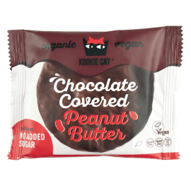 Organic Vegan Gluten-Free Cookie With Chocolate No Sugar & Peanut Butter 50g Kookie Cat