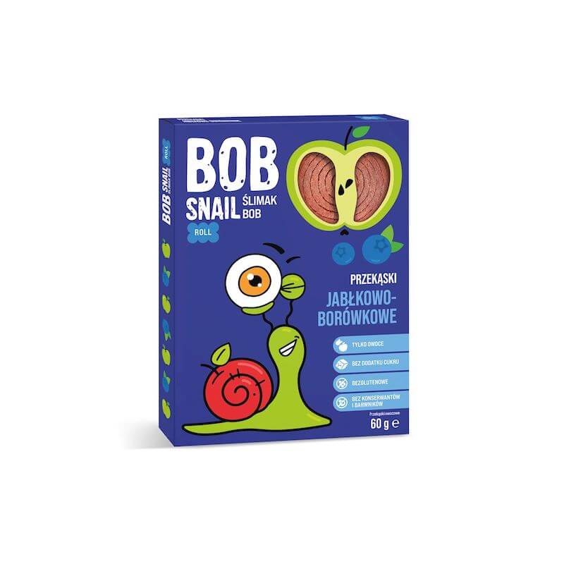 Gluten-Free Fruit Rolls Apple - Blueberry No Sugar 60g Bob Snail