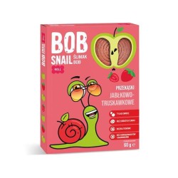 Gluten-Free Fruit Rolls Apple - Strawberry No Sugar 60g Bob Snail