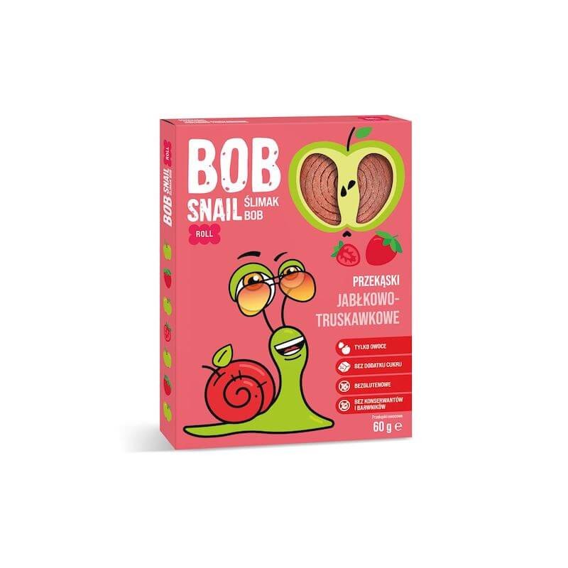 Gluten-Free Fruit Rolls Apple - Strawberry No Sugar 360g Bob Snail