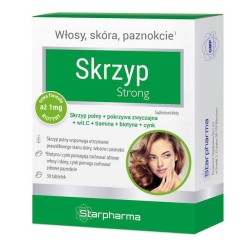 Skrzyp Strong Włosy Skóra Paznokcie 30 Tabletek Starpharma