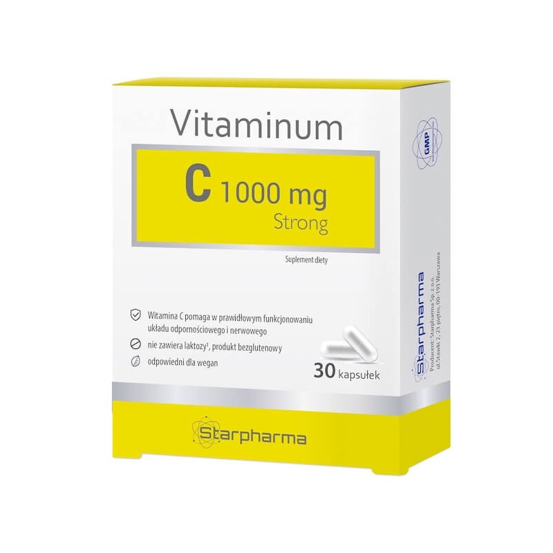 Witamina C (1000 mg) 30 Kapsułek Starpharma