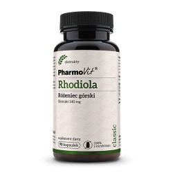 Rhodiola Rhodiola Rosea Extract 140mg 90 Capsules GLUTEN-FREE Pharmovit (CLASSIC)