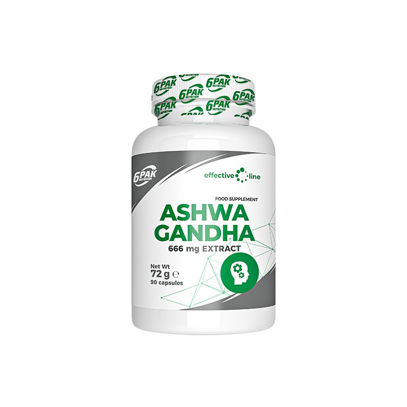 Ashwagandha in Capsules Dietary Supplement 90 capsules 72g 6PAK