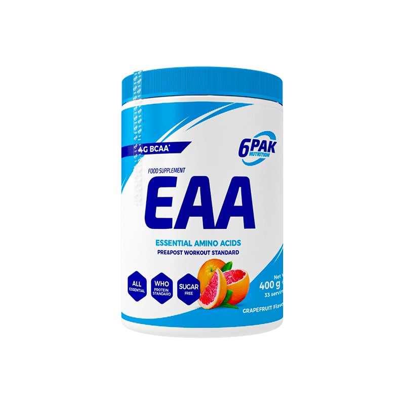 EAA (Essential Amino Acids) GRAPEFRUIT Flavour 400g 6PAK