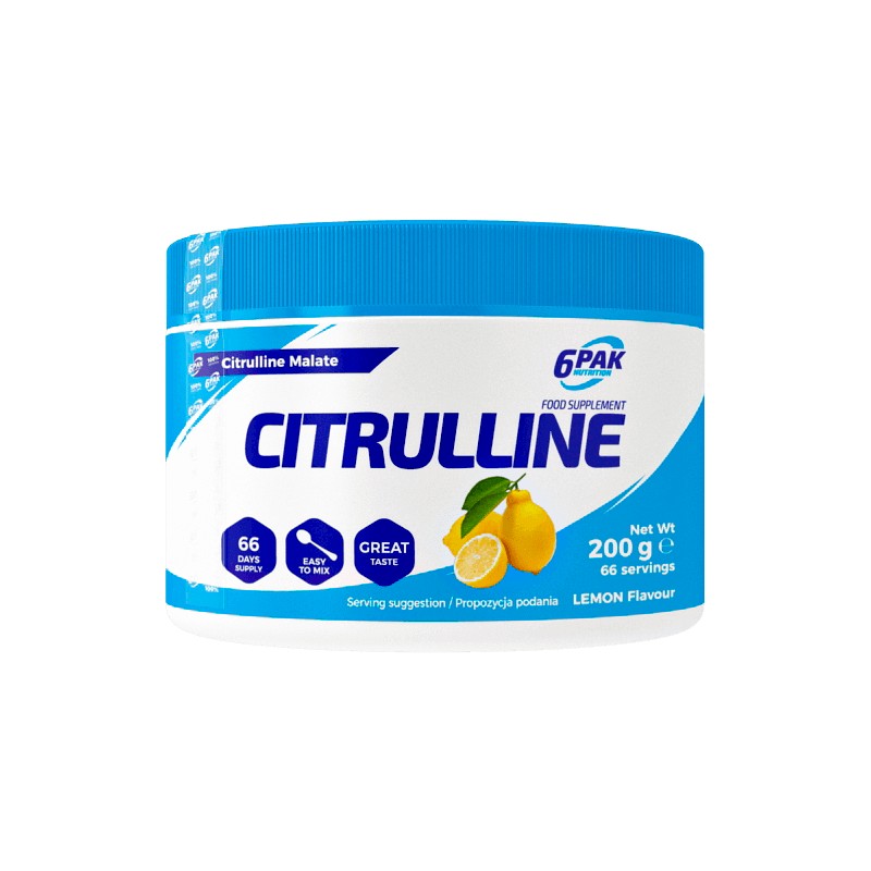 Citrulline LEMON Flavour 200g 6PAK