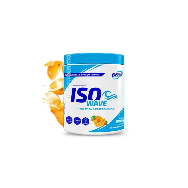 Iso Wave Hydration Performance ORANGE Flavour 500g 6PAK