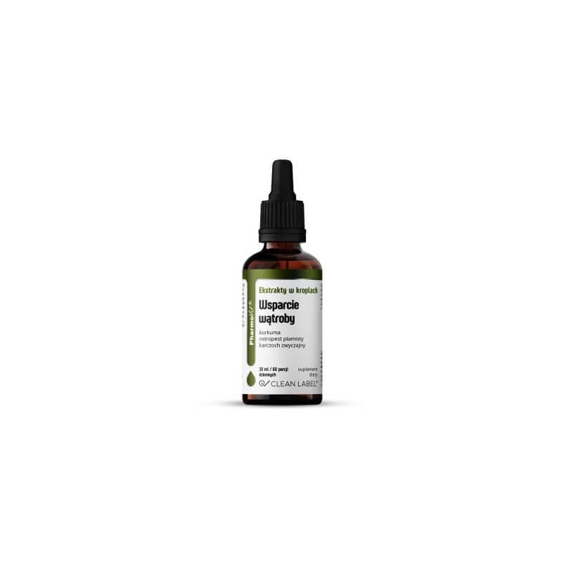 Gluten-Free Vegan Extracts In Drops For Liver Support 30ml Pharmovit (Clean Label)
