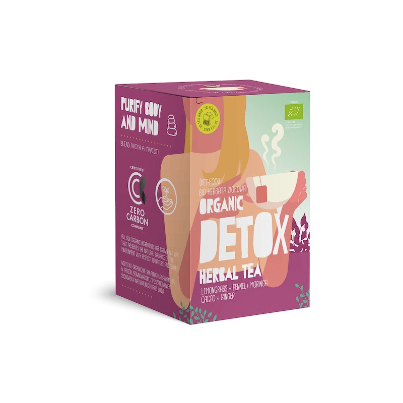 Herbatka Detox BIO z Trawą Cytrynową (20 x 1,5 g) 30g Diet Food