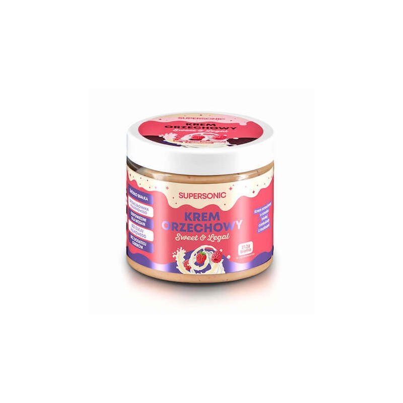 Legal & Sweet White Chocolate Cream with Raspberries 160g Supersonic