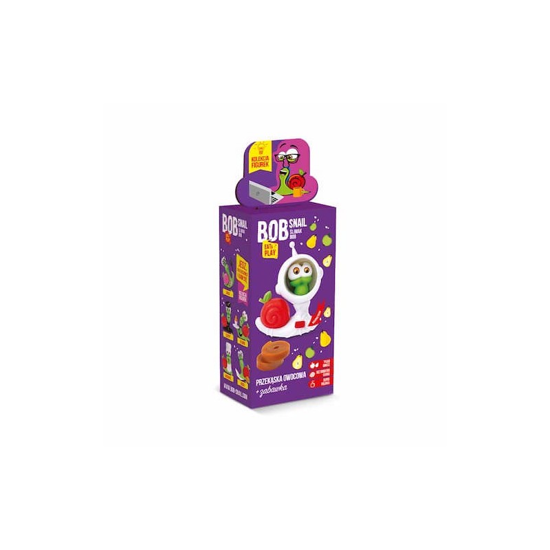 Apple & Pear Fruit Rolls with Toy 20g Bob Snail