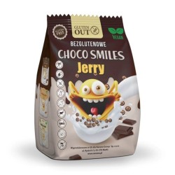 Vegan Gluten-Free Choco Smiles 375g Jerry Gluten Out