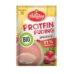 Organic Gluten-Free Protein Pudding STRAWBERRY No Sugar 45g Amylon