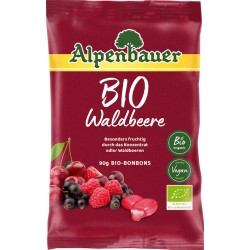 Cukierki z Nadzieniem o Smaku Owoców Leśnych BIO 90g Alpenbauer